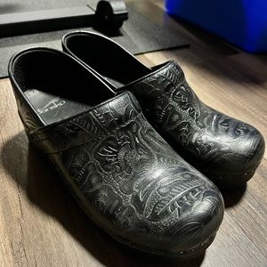 Dansko tooled clogs